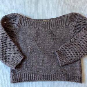 Loveshackfancy Rosie purple sweater